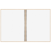 Notizbuch Premium Wire | A5, punktiert, caramel